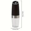 Electric Automatic Mill Spice Salt and Pepper Grinder Gravity LED Light Adjustable Coarseness Kitchen Steak Tool Sets