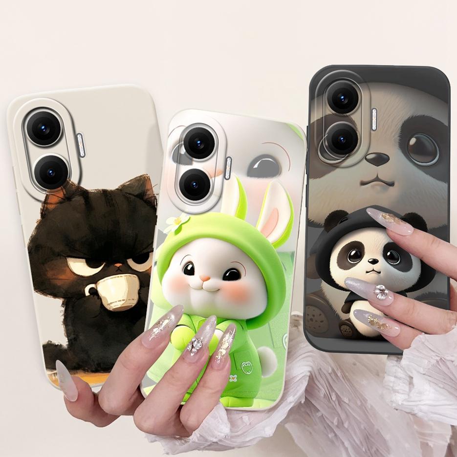Für Xiaomi Poco F7 Hülle Redmi Turbo 4 Pro 5G Lustige Cartoon Hülle Weiche TPU Handyhülle Für Xiaomi PocoF7 Redmi Turbo4 Pro 5G Schale