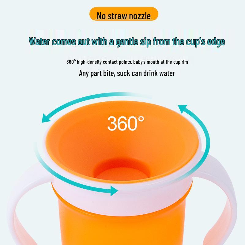 Fanfan Times 360° Leak-Proof Children's Sippy Cup: Anti-Choke, Anti-Spill, Portable Baby Training Cup