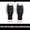 2/3 Buttons For Mercedes Benz A B G R Class GLA GLK W176 W204 W251 W463 Zinc Alloy Car Remote Key Case Cover Fob Accessories