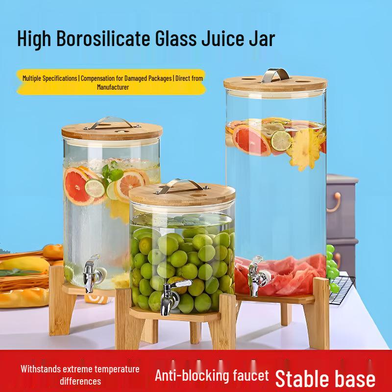 Chuan Ye Sealed Glass Fermentation Jar with 304 SS Faucet