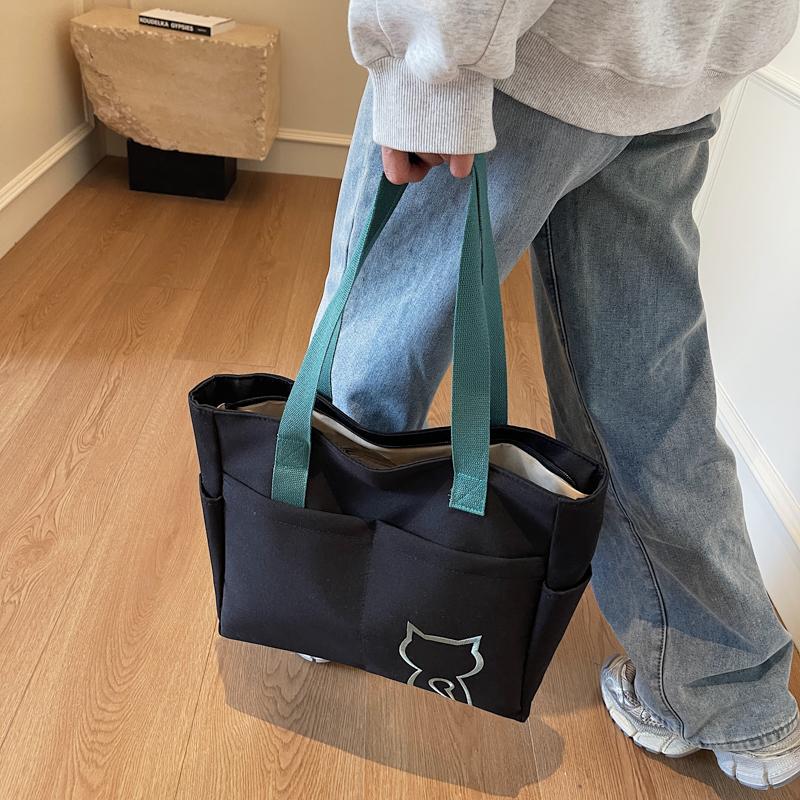 Women's Large Capacity Shoulder Bag Class Commuter Tote Bag Underarm Bag