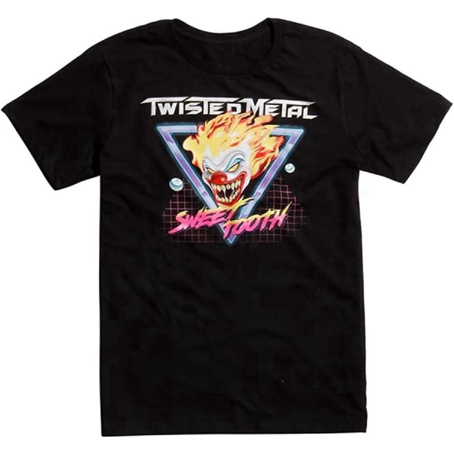 Men T Shirt Custom Summer Twisted Metal Sweet Tooth Funny Cool Funny T-Shirt Novelty Tshirt XS XXXXXL разноцветный