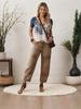 Jeans da Donna a Gamba Larga a Barile Europei e Americani - Vestibilità Larga, Casual, Corta