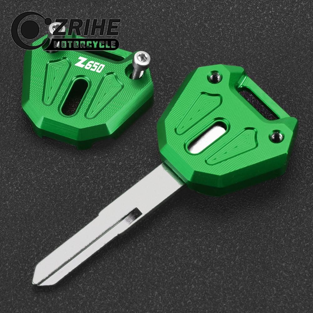 Motorcycles For KAWASAKI Z650 2016 2017 2018   Accessible CNC Key Cover Cap Keys Case Shell Protector Key housing