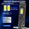 2 st 15000LM H1 LED Strålkastarlampor Mini Canbus H1 LED-lampa för Bilstrålkastare Fläktlös DRL-ljus Auto Diod Dimljus 12V 6500K Vit