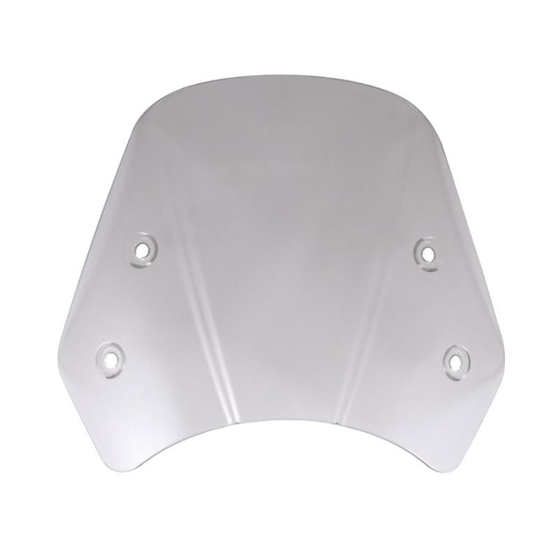 Universal Motorcycle Wind Shield 5"-7", Transparent Grey