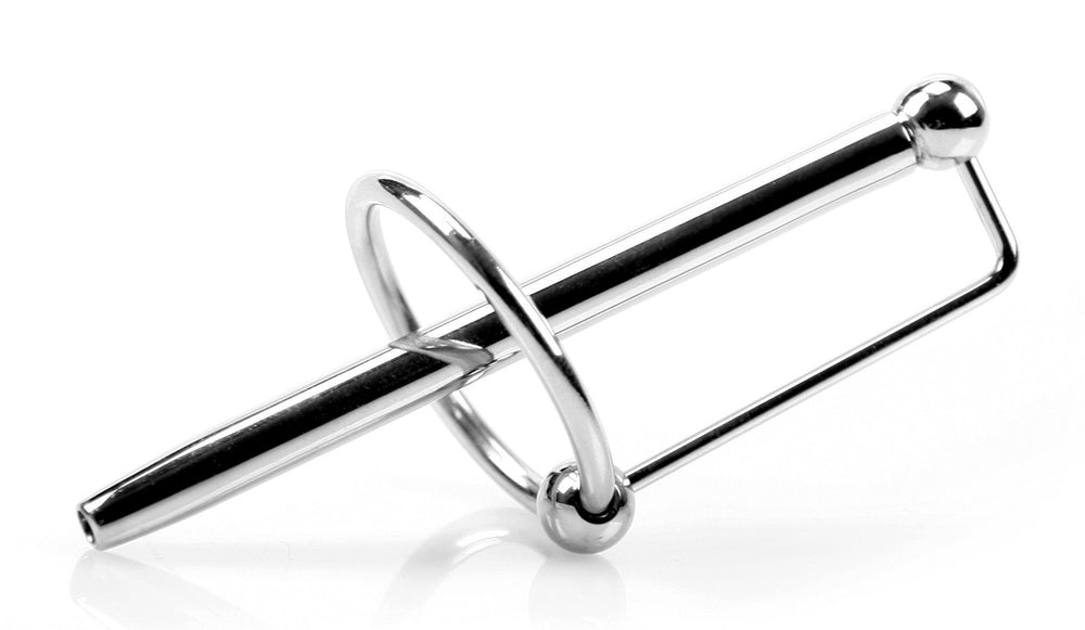 Pierced Urethral Rod with Ring PRINCESS WAND 7.5cm X 6mm - Kiotos - Pierced Urethral Plugs