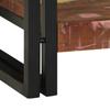Console Table with Shelf Multicolored Solid Reclaimed Wood