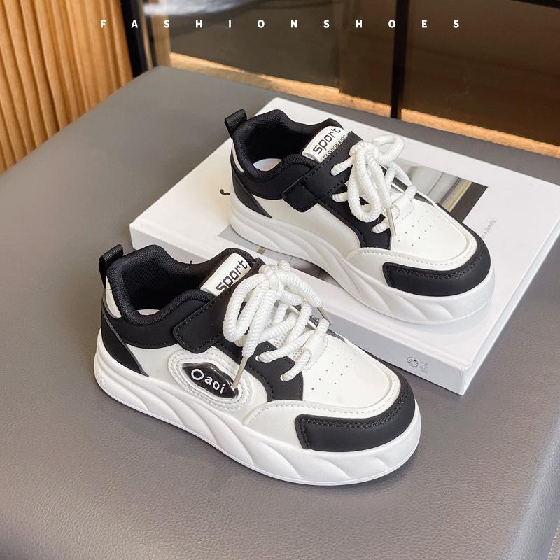 Children's board shoes spring and autumn girls' shoes casual shoes boys microfiber casual non-slip soft-soled sports shoes tide foreign trade