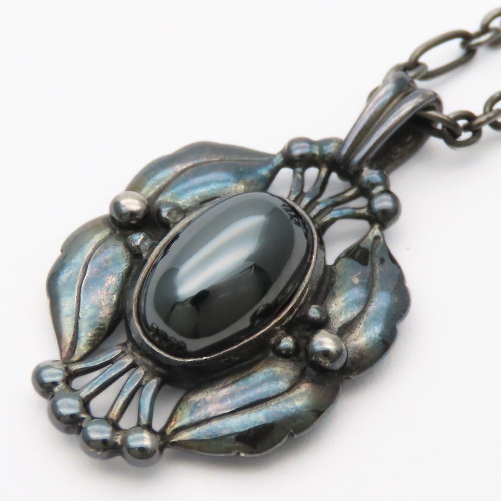 Used Georg Jensen Necklace Heritage 2000 Silver925 10.6g Silver Pendant