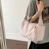 Nylon Shoulder Bag Women's Solid Color Large Capacity Crossbody Bag