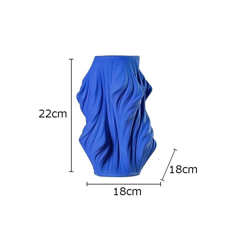 

Creative Ceramic Vase Desk Decoration Artificial Flowers Decorative Flower Arrangement Room Aesthetics Decor Floral Vases