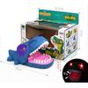 Dinozaur mare clasic Cu efecte de lumină și sunet Gură Dentist Mușcă degetul Joc de familie Jucărie Truc Farsă Prop Copii