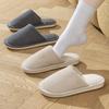Women's & Men's Anti-slip Plush Slippers - Silent and Warm Cotton for Elderly, Autumn/Winter Indoor Use, 2025 Collection.