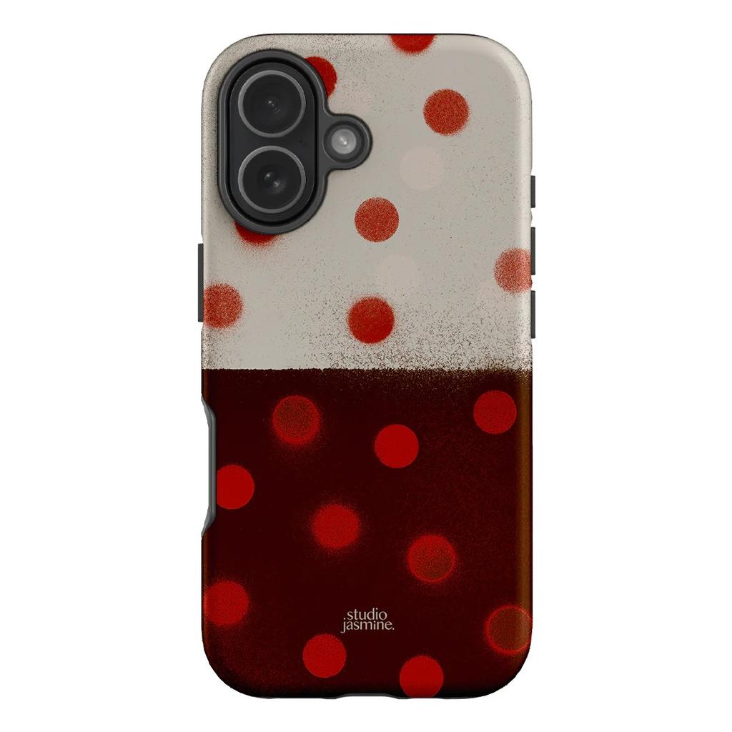 Clmj Polka Dot Phone Case For Samsung Galaxy A56 A36 A26 S26 S25 S24 S23 S20FE Ultra Plus Edge 5G Luxury Double-layer Back Cover
