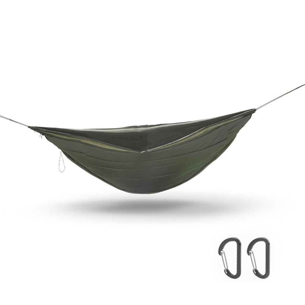 Multifunctional Hammock Underquilt Winter Warm Hammock Under Blanket Poncho for Camping Hiking Traveling