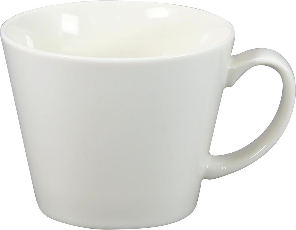Yamaka Shoten Mino Ware Soup Cups and Mugs Family Tableware Set 400ml Diameter 11 x 9cm Microwave and Dishwasher Safe Made in Japan HD Plain White