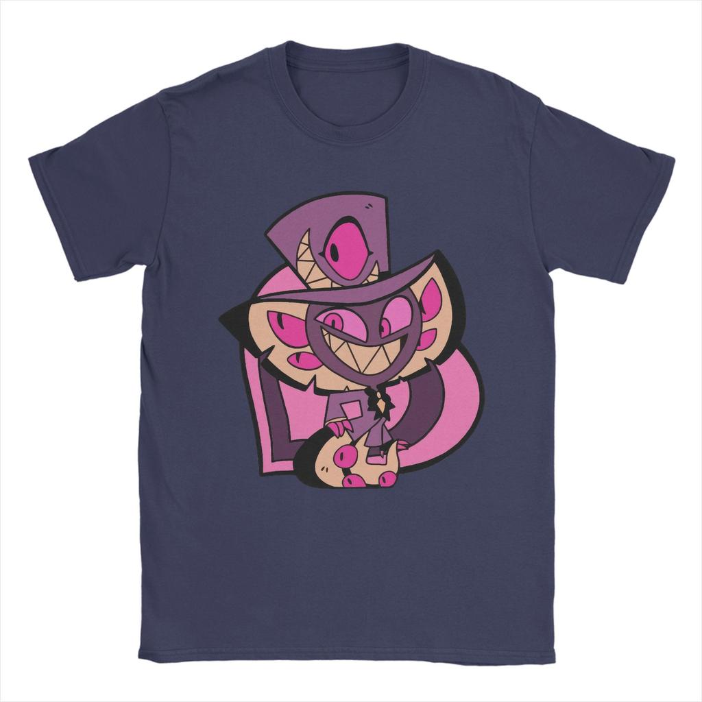 Lustiges Sir Pentious Hazbins Hotels T-Shirt für Herren Rundhals Baumwoll-T-Shirt Kurzarm T-Shirt Geschenkidee Oberteile