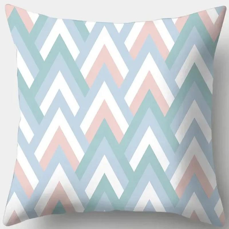Geometric Patterns Chevron Dot Triangle Pattern Cushion Cover Suitable for Sofa Bedroom Car Pillow Cover