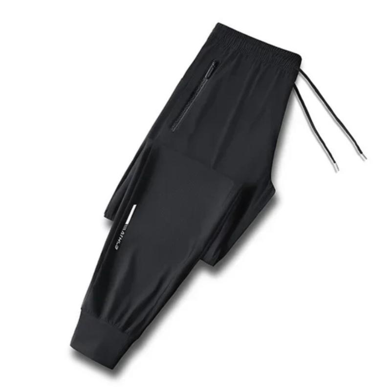 Ice Silk Breathable Men's Sports Pants Quick Drying Sweat-absorbing Comfortable Cool Outdoor Pants for Trousers