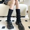 Retro Y2k Spicy Girl Pile Socks Women's Spring and Autumn Solid Color Wool Leg Cover Over Knee JK Leg Protector Long Socks