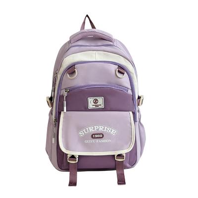 As Mochilas Escolares para Estudantes do Ensino Fundamental e Médio são em Cores Contrastantes, Estilo Coreano, Mochilas Versáteis