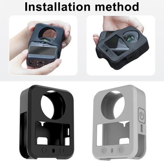 Action Camera Protective Case for DJI OSMO 360 Waterproof Shockproof Sports Camera Protector Cover Skin Shell Camera Accessories