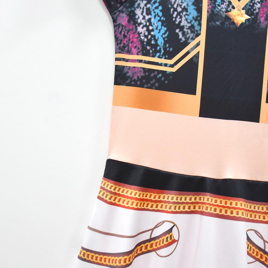 Children's Fun Printed Half body Skirt Pants And Jumpsuit