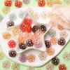 High Quality Jewelry Accessories Gift 5Pcs 18.6mm Fashion DIY Accessory Rose Beads Acrylic Phone Chain Making Handmade Material