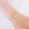 Skyrim Angel Wing Charm Bracelet for Women Girl Gold Stainless Steel Color Double Layer Beads Chain Bracelets Trendy Jewelry