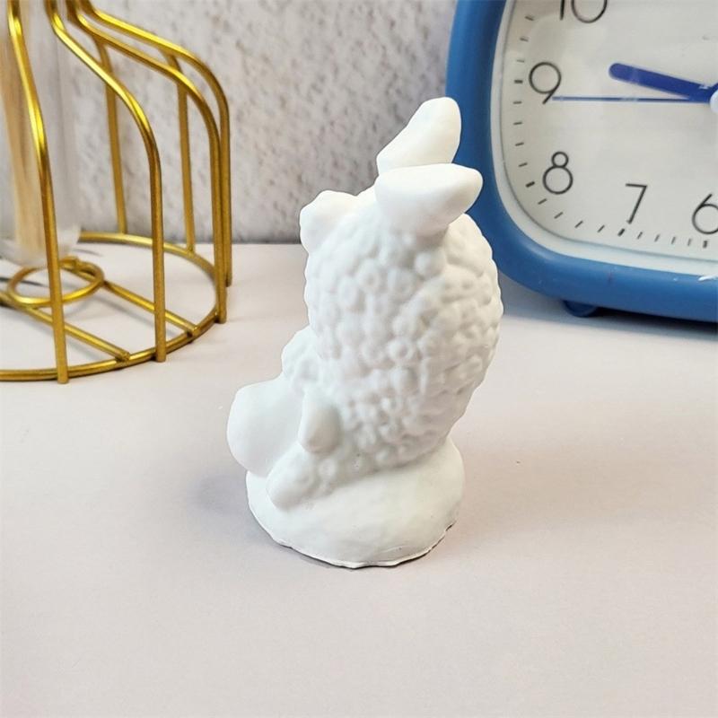 Handmade Silicone Mould Inverted Goat Molds Ornament Molds Animal Molds Casting Molds for Home Table Decorations