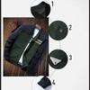 Giacca da Uomo Primavera Calda Tasca Laterale Cucitura Gioventù Tipo Slim Ordinario Monopetto Patchwork Casual Moda Giacca