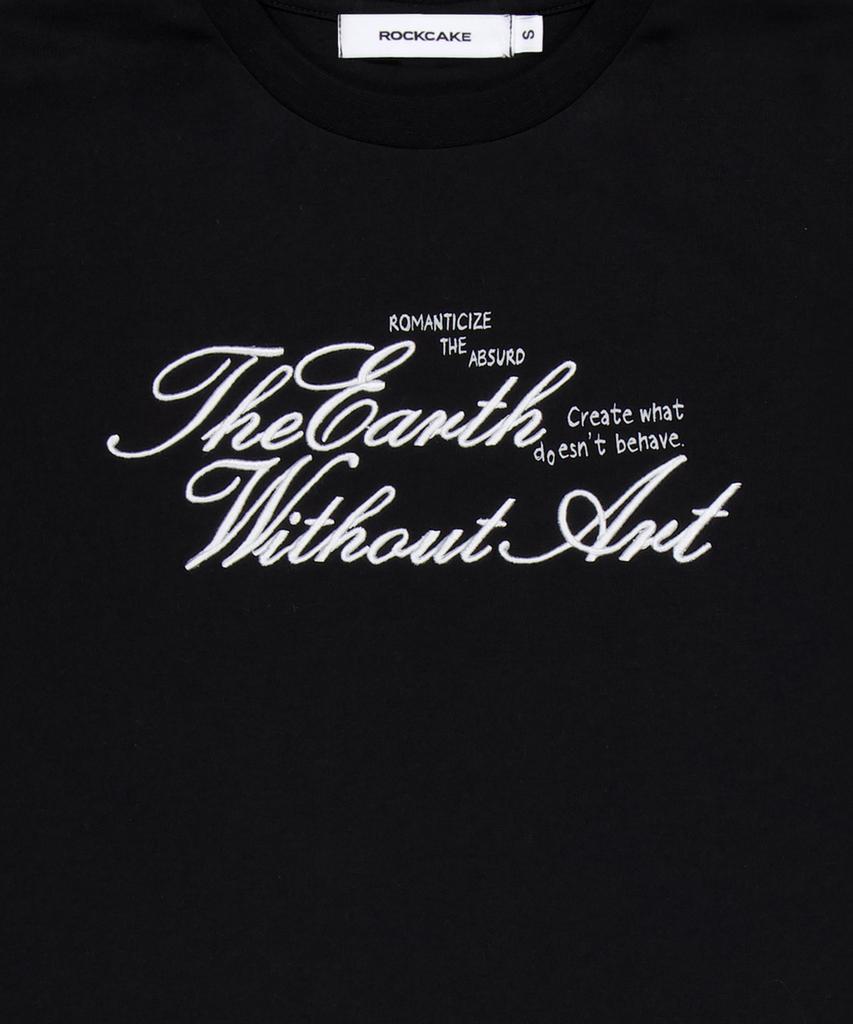 ROCKCAKE Without Art Script Top - Black