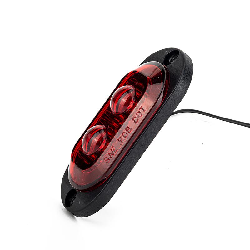 12V 24V Truck Led Side Marker Light Car Trailer Dot E8 Mark Reflector Van Clearance Lamp For Lorry Rv Bus Boat
