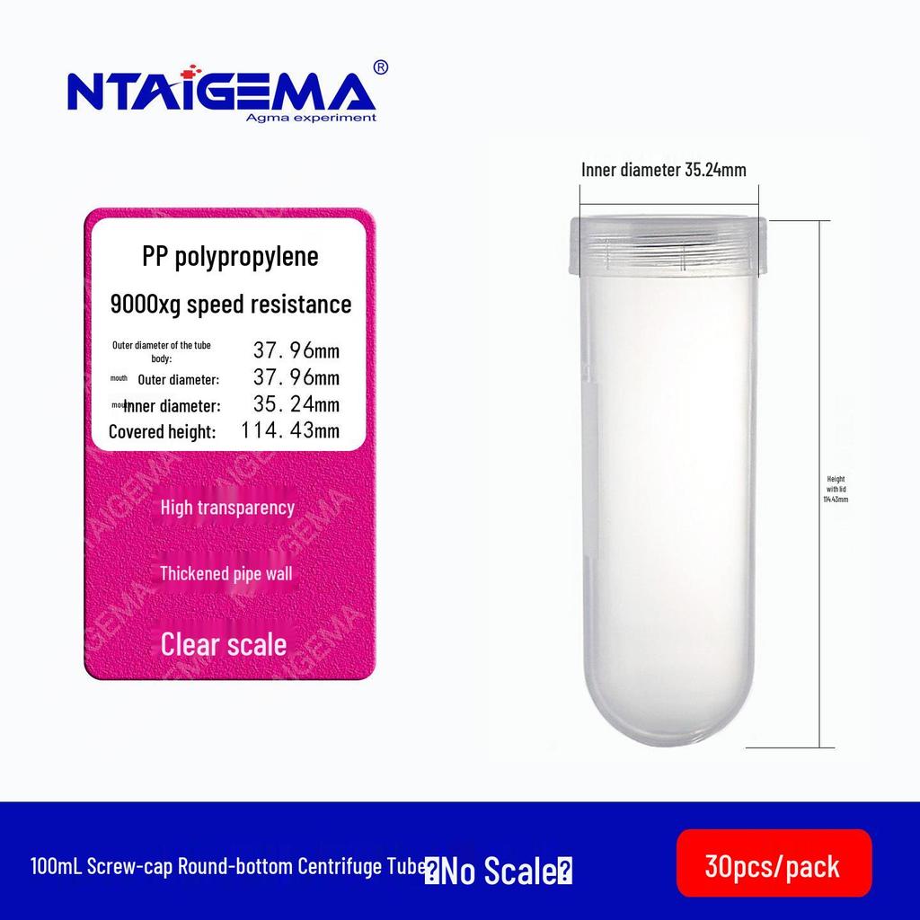 Disposable Plastic Centrifuge Tubes with Graduation Marks: 0.2/1.5/10/15/20/50/100ml