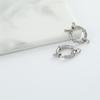 DIY Stainless Steel Jewelry Connector: 8-Spring Clasp for Bracelets, Necklaces, and Steering Wheel Ornaments