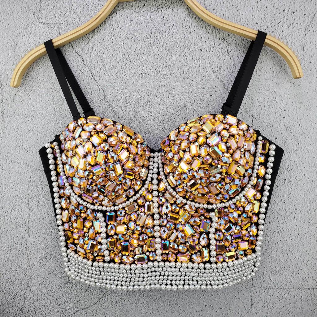 Sleeveless Ultra-short Vest Solid-color Waistcoat Sexy Inner or Outer Wear Celebrity-style Top Trendy Layering Piece Sexy Look Chic Waistcoat