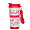 New High Appearance Level Accompanying Coffee Cup Lily of The Valley Stainless Steel Thermos Cup Double Drink with Handle Portable Women's Water Cup