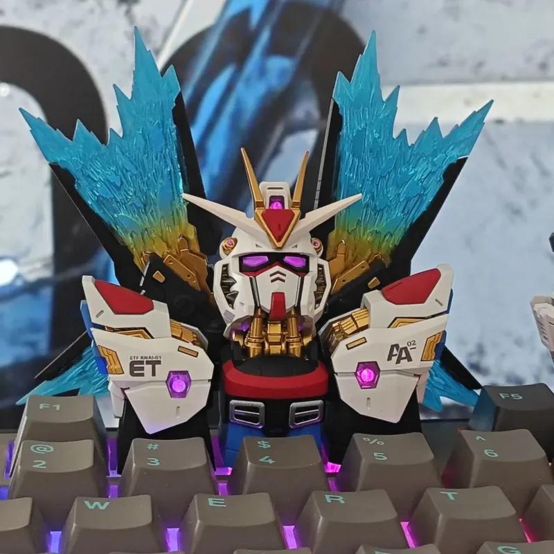 

Assault Freedom Triple Keycaps Mobile Warriors Gundam Mechanical Key Cap First Machine Zero Attacks Mechanic in stock Kid Friendly Entertaining Fun
