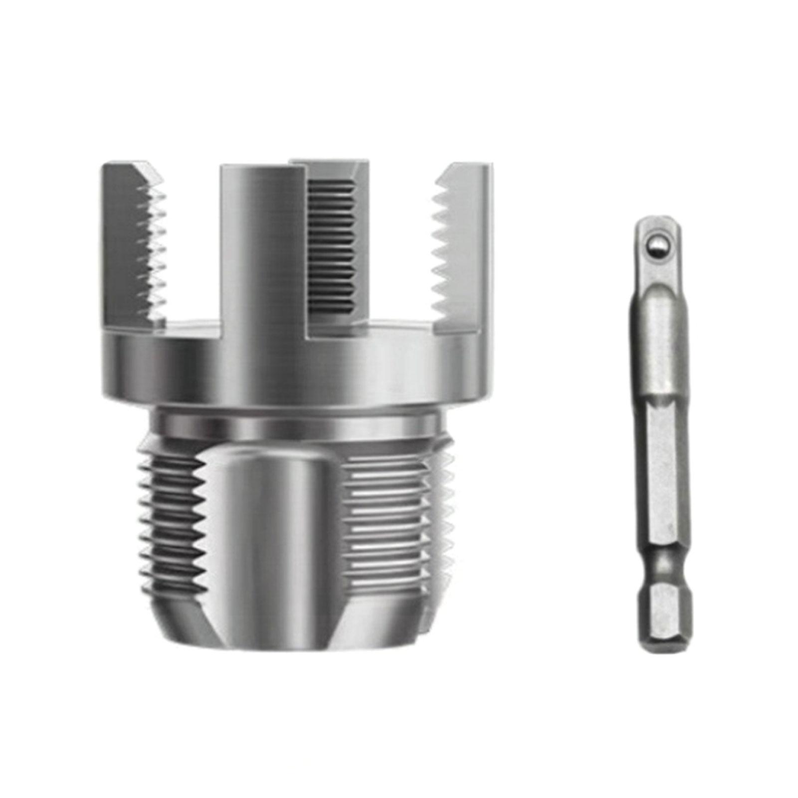 

Pipe Thread Cutting Tool,Pipe Threading Tool for Internal & External PVC Plastic Pipe 1 DN25 Pipe Threader 1