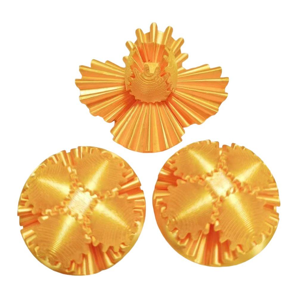 Fidget Toys 3D Printed Gear Ball Anxiety Relaxing Stress Ball New Spin Ball  for Adults Kids Gifts