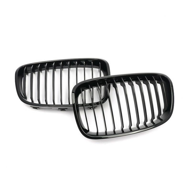 Glossy Black Car Front Bumper Kidney Grille Racing Grills Hood Grill For BMW 1 Series F20 F21 2012 2013 2014 2015 2016 2017