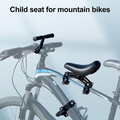 1 Set Kinderfahrradsitz, vorne montierter Fahrradsitz, Lenker, Fußpedal, abnehmbar, für Kleinkinder, Kinder, Rennrad, Mountainbike, Vordersitz, Fahrradzubehör