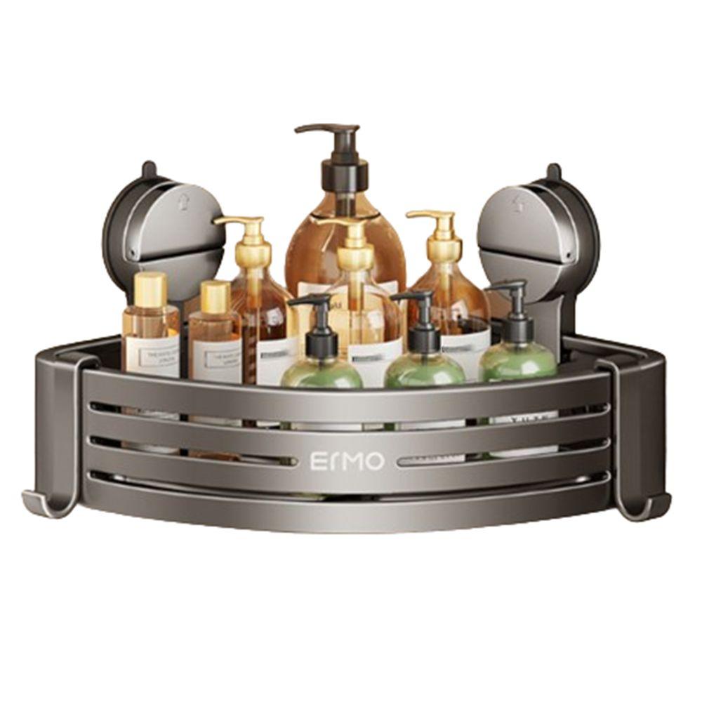 

No-drill Bathroom Corner Shelf Rust-resistant Toilet Storage Rack Triangle Storage Shelf Soap