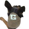 Fashion G-shaped Corduroy Dog Sun Hat Breathable Baseball Hat for Pet Outdoor Travel Use