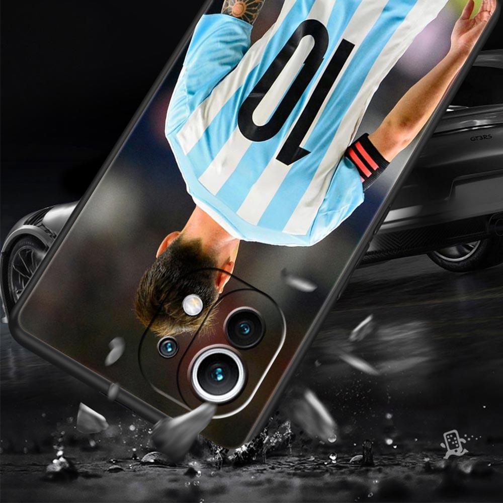 Fußball 10 Spieler Handyhülle Cover für Xiaomi Mi 17 Pro Max 15 14 13 12 11 Ultra 15T 14T 13T 12T 11T Pro Lite Weiche TPU Hülle