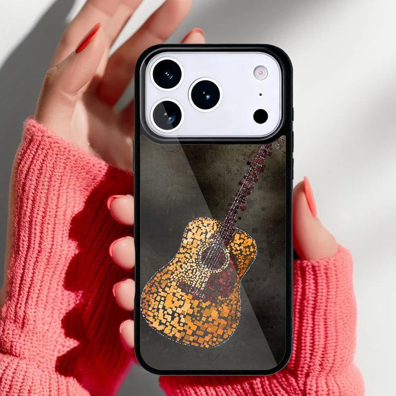 Guitar Instrument Music Phone Case for iPhone 17 16 15 14 13 Pro Max Back Cover for 12 11 Pro Coque