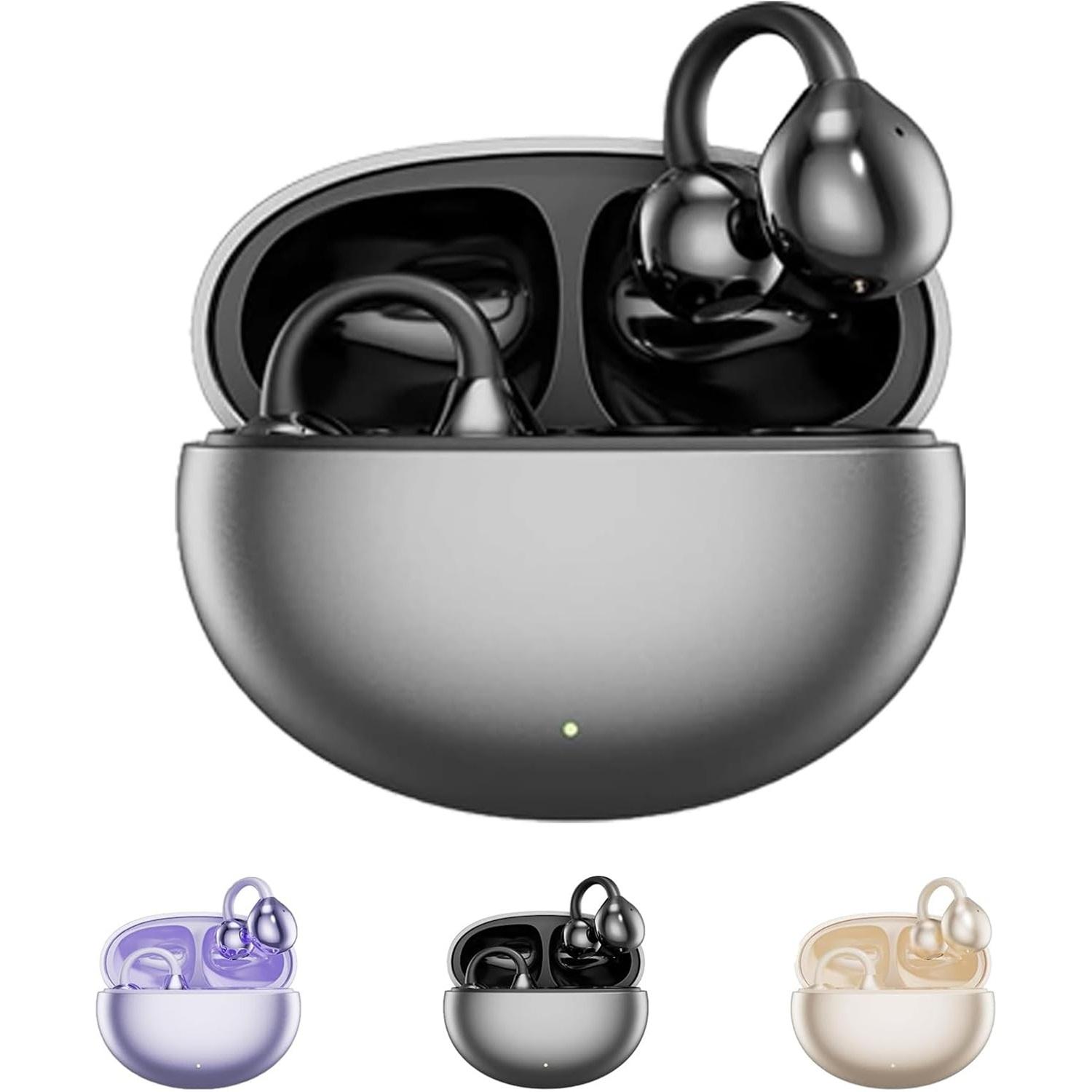 

Наушники-вкладыши с функцией перевода Ai, Bluetooth 5.4, наушники-вкладыши с креплением на ухо, наушники-переводчики в реальном времени для гарнитур iOS и Android Normal чёрный