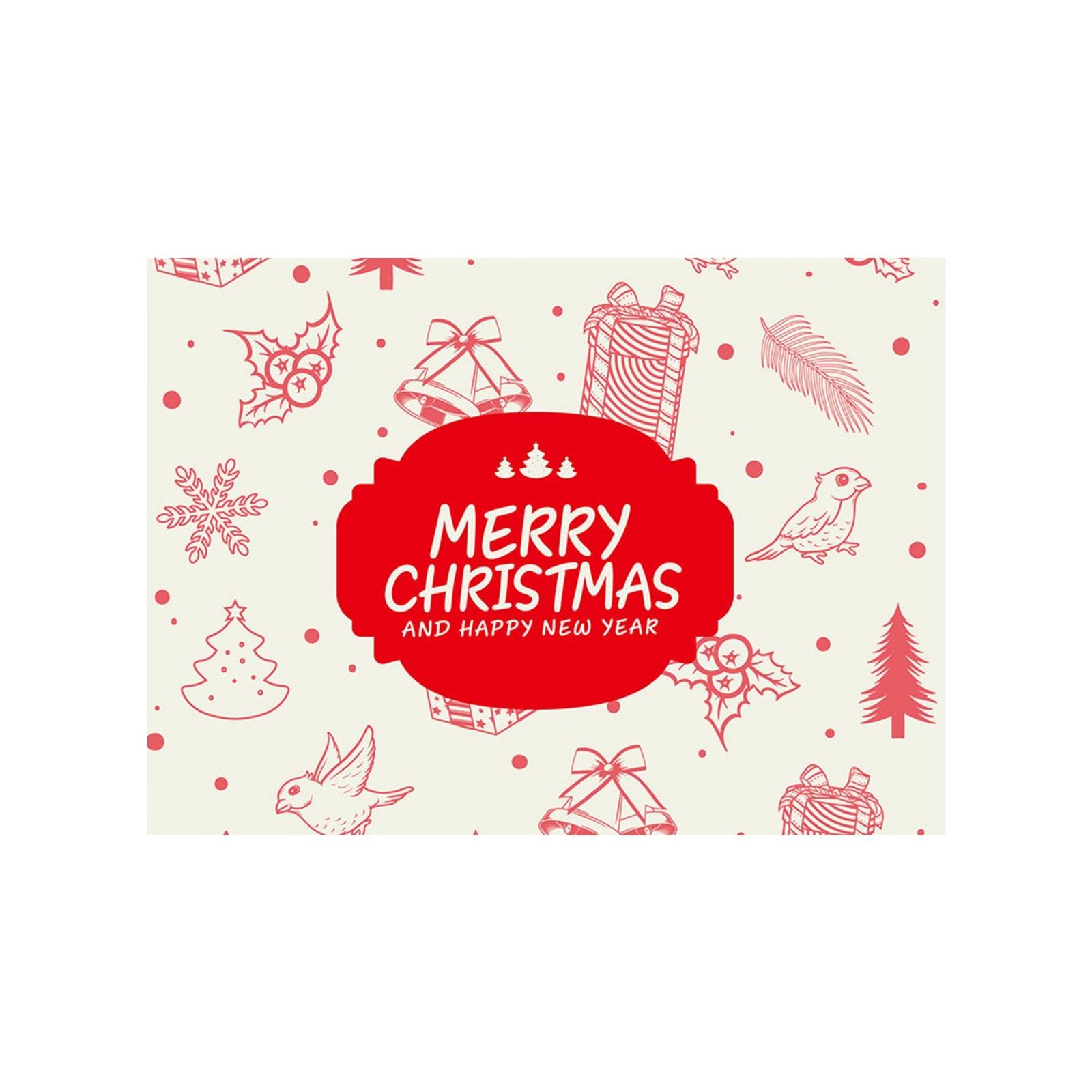 

Рождественский декоративный коврик, изоляционный коврик для обеденного стола на кухне, коврик для столовых приборов One Size